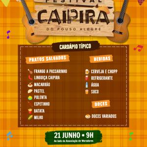 Imagem da notícia PREPARA O CORAÇÃO E O APETITE: NOSSO FESTIVAL CAIPIRA TÁ CHEGANDO!