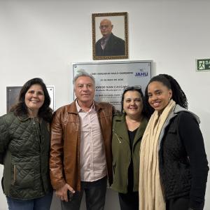 Imagem da notícia ARRAIÁ MARCA DESCERRAMENTO DA PLACA DE INAUGURAÇÃO DO CMEI VEREADOR PAULO GAMBARINI