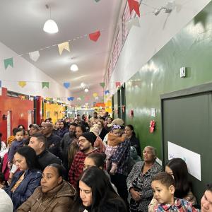 Imagem da notícia ARRAIÁ MARCA DESCERRAMENTO DA PLACA DE INAUGURAÇÃO DO CMEI VEREADOR PAULO GAMBARINI
