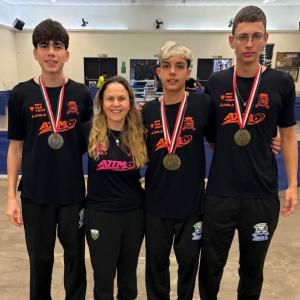 Imagem da notícia JOGOS REGIONAIS: JAHU CONQUISTA MAIS MEDALHAS NO TÊNIS DE MESA E KARATÊ
