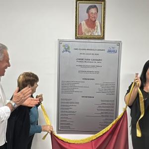Imagem da notícia PREFEITURA INAUGURA CMEI 'ZULEIKA MASSOLA CASSARO', NO CIDADE ALTA