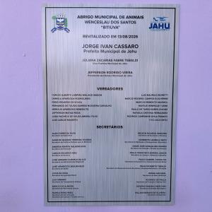Imagem da notícia PREFEITURA ENTREGA OBRAS DE REVITALIZAÇÃO DO CANIL E CONSTRUÇÃO DO GATIL