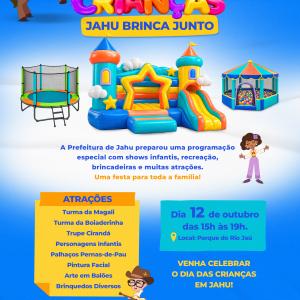 Imagem da notícia PREFEITURA PREPARA SUPER FESTA DE 'DIA DAS CRIANÇAS' EM JAHU E EM POTUNDUVA