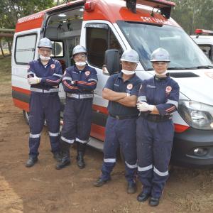 Imagem da notícia Simulado de incêndio organizado pela Raízen conta com a participação do Corpo de Bombeiros e SAMU