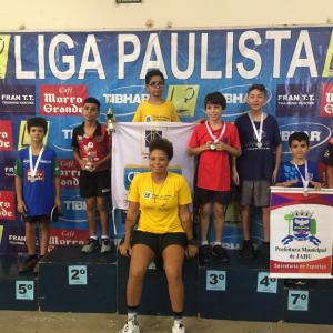 Imagem da notícia Tênis de Mesa de Jahu conquista pódios na Liga Paulista