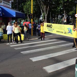 Imagem da notícia Prefeitura de Jahu promove ação educativa durante atividades do movimento Maio Amarelo