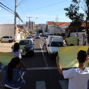 Imagem da notícia Escola Municipal desenvolve atividade do Maio Amarelo