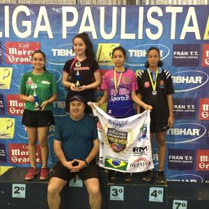 Imagem da notícia Tênis de Mesa de Jahu conquista o terceiro lugar na Liga Paulista
