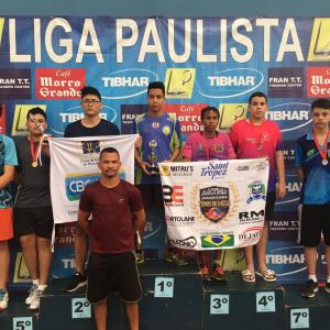 Imagem da notícia Tênis de Mesa de Jahu conquista o terceiro lugar na Liga Paulista