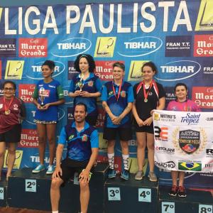 Imagem da notícia Tênis de Mesa de Jahu conquista o terceiro lugar na Liga Paulista