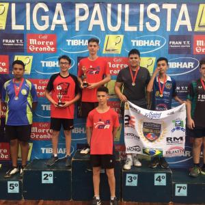 Imagem da notícia Tênis de Mesa de Jahu conquista o terceiro lugar na Liga Paulista