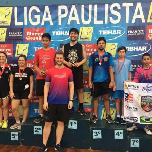 Imagem da notícia Tênis de Mesa de Jahu conquista o terceiro lugar na Liga Paulista