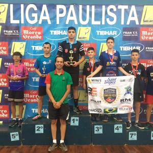 Imagem da notícia Tênis de Mesa de Jahu conquista o terceiro lugar na Liga Paulista
