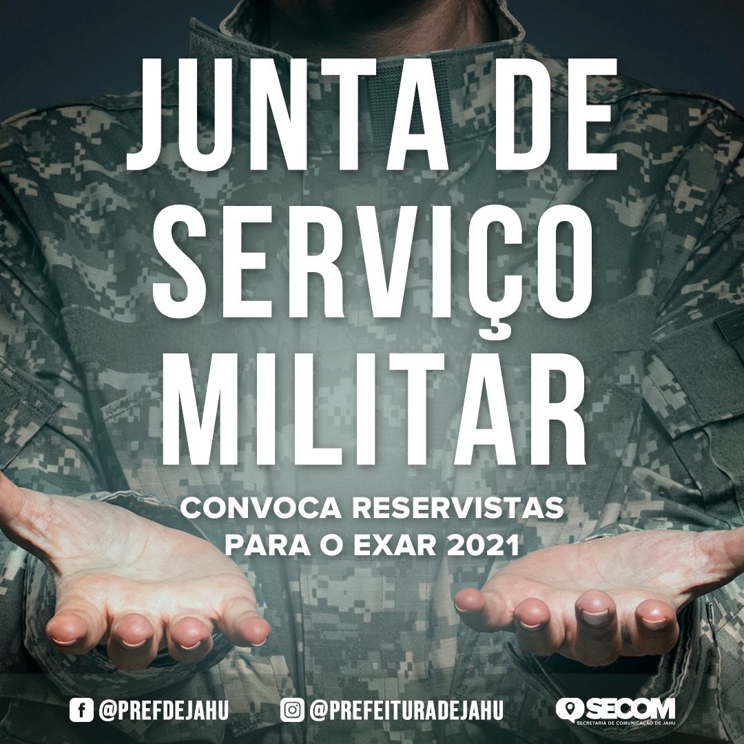 Exército Brasileiro convoca reservistas para o Exar