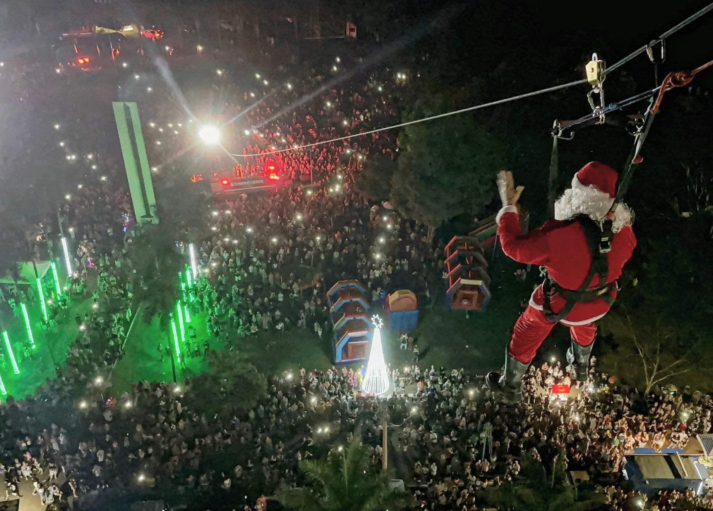 Natal Encantado em Jaú: Papai Noel visita Potunduva na sexta e desce de  tirolesa domingo no Parque do Rio Jahu