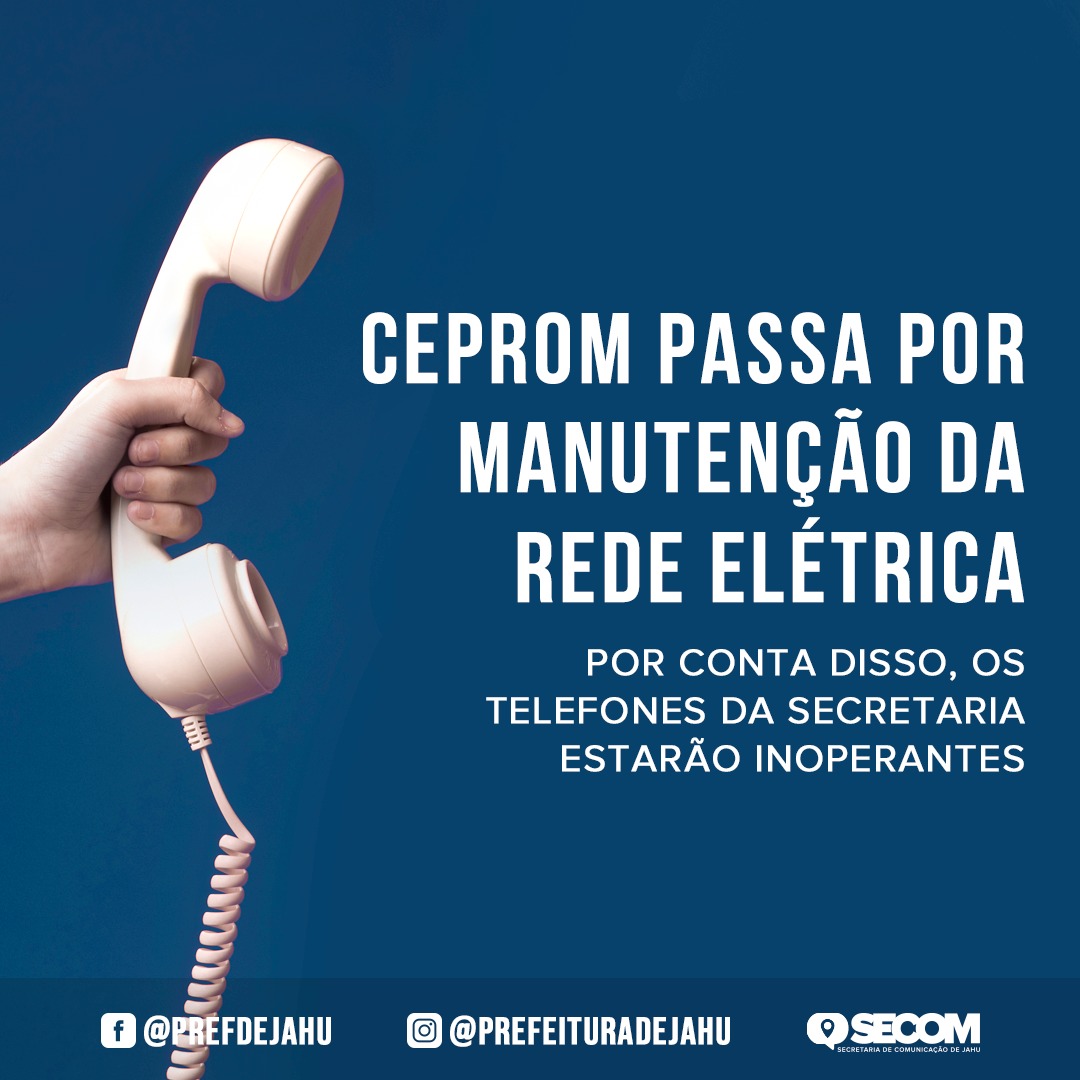 CEPROM PASSA POR MANUTENÇÃO DA REDE ELÉTRICA