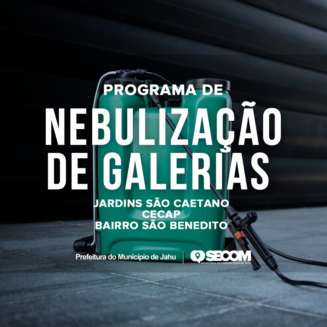 CONFIRA O CRONOGRAMA DO PROGRAMA DE TERMONEBULIZAÇÃO