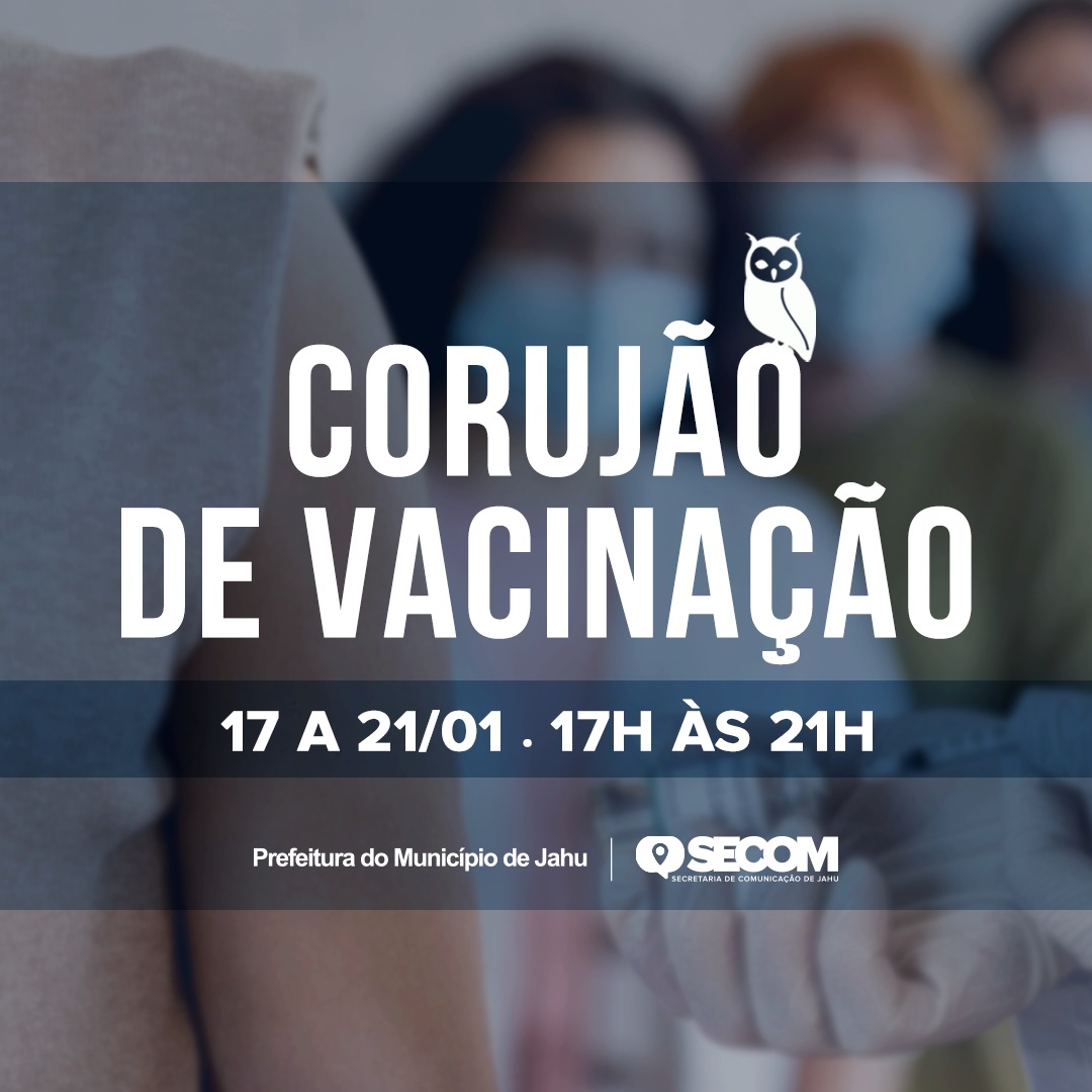 SAÚDE SEGUE COM 'CORUJÕES' NESTA SEMANA