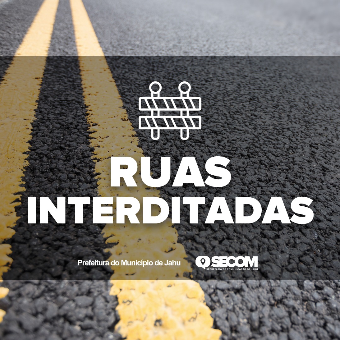 PREFEITURA INTERDITA VÁRIAS RUAS