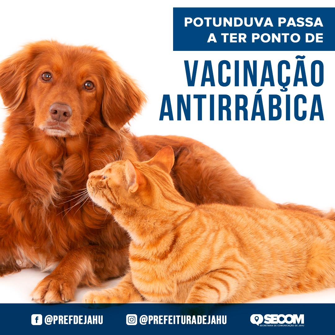 POTUNDUVA PASSA A TER PONTO DE VACINAÇÃO ANTIRRÁBICA  
