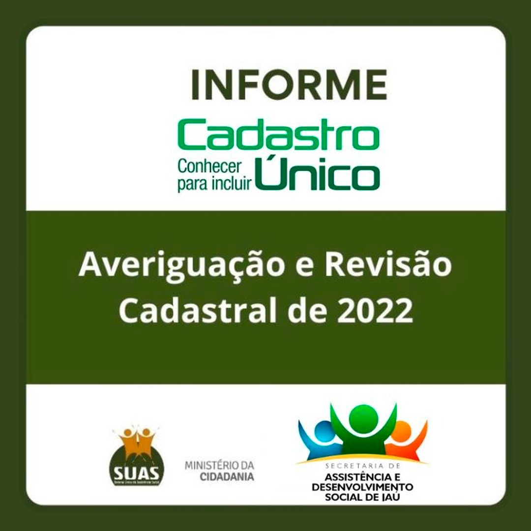 INFORME CADASTRO ÚNICO