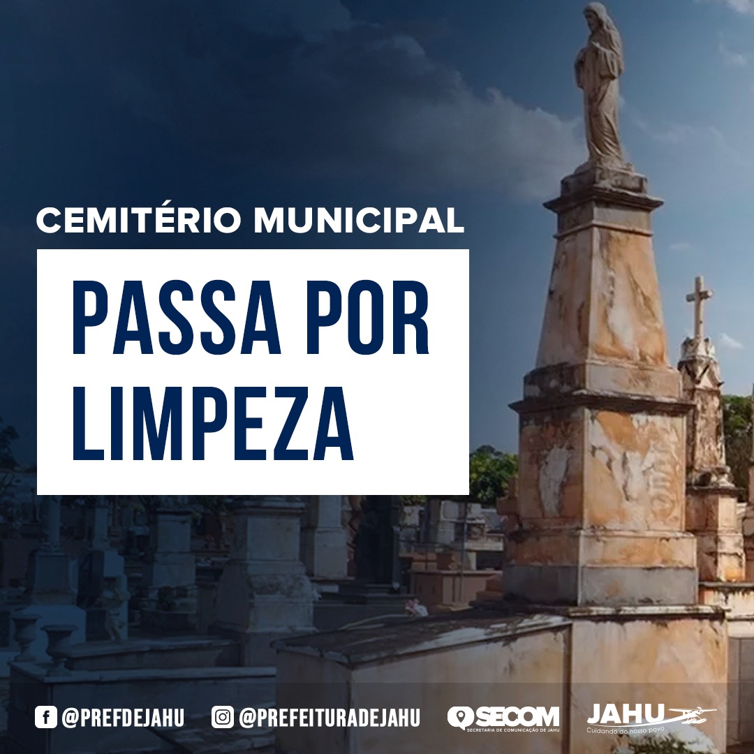 CEMITÉRIO MUNICIPAL PASSA POR LIMPEZA