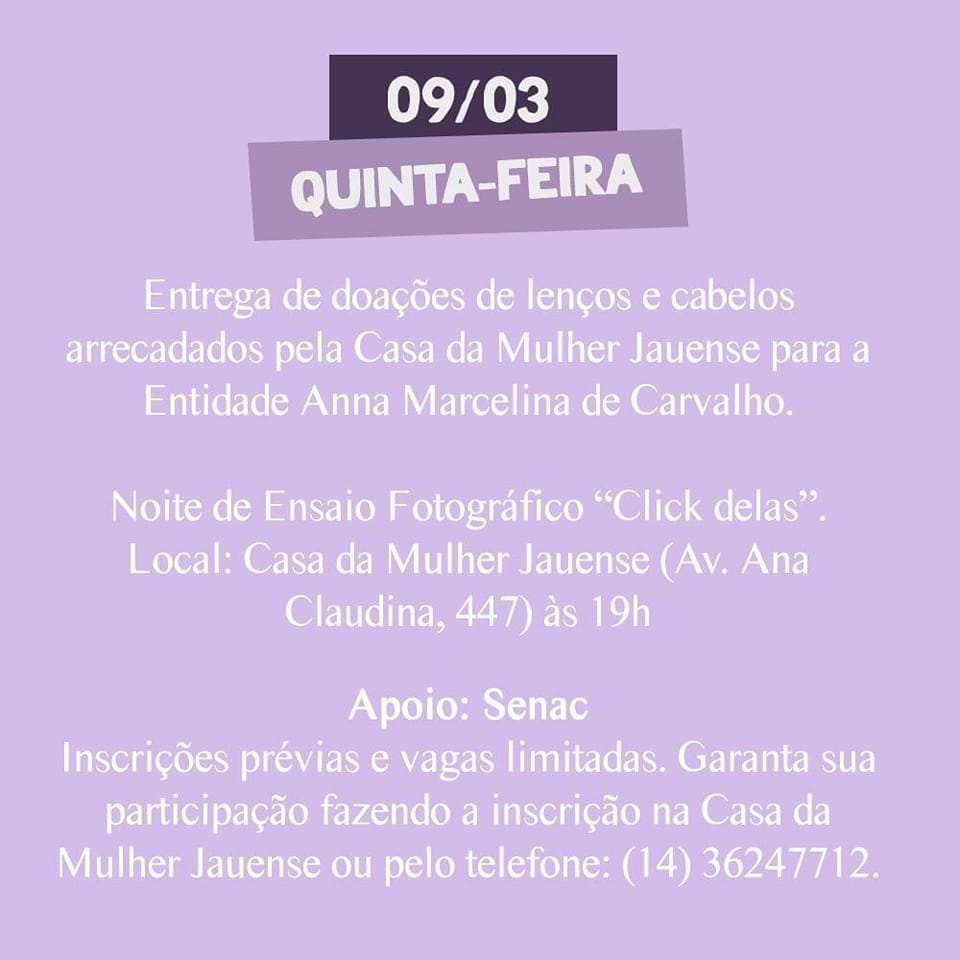 ABERTAS INSCRIÇÕES PARA NOITE DE ENSAIO FOTOGRÁFICO