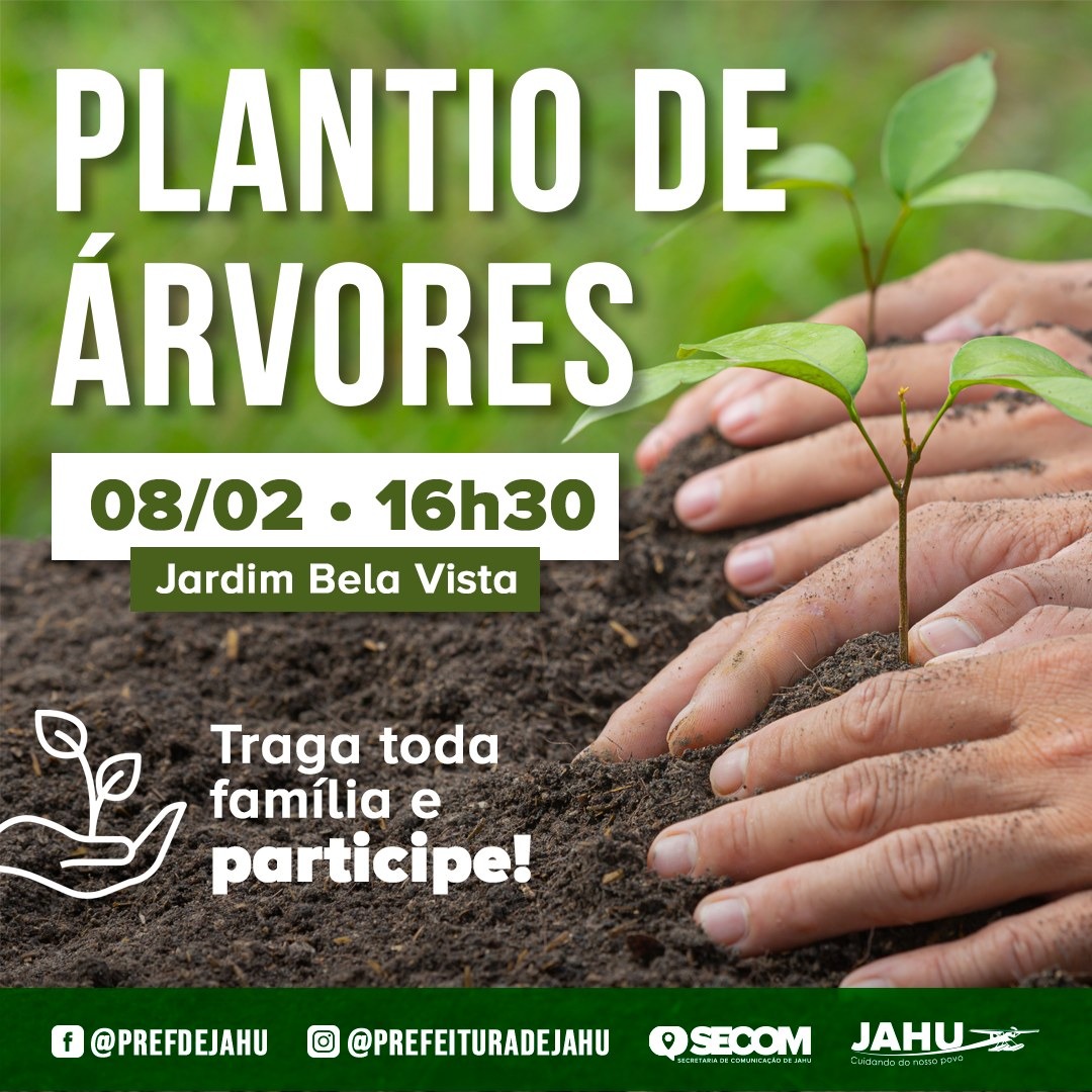 HOJE TEM PLANTIO DE ÁRVORES NO BELA VISTA!