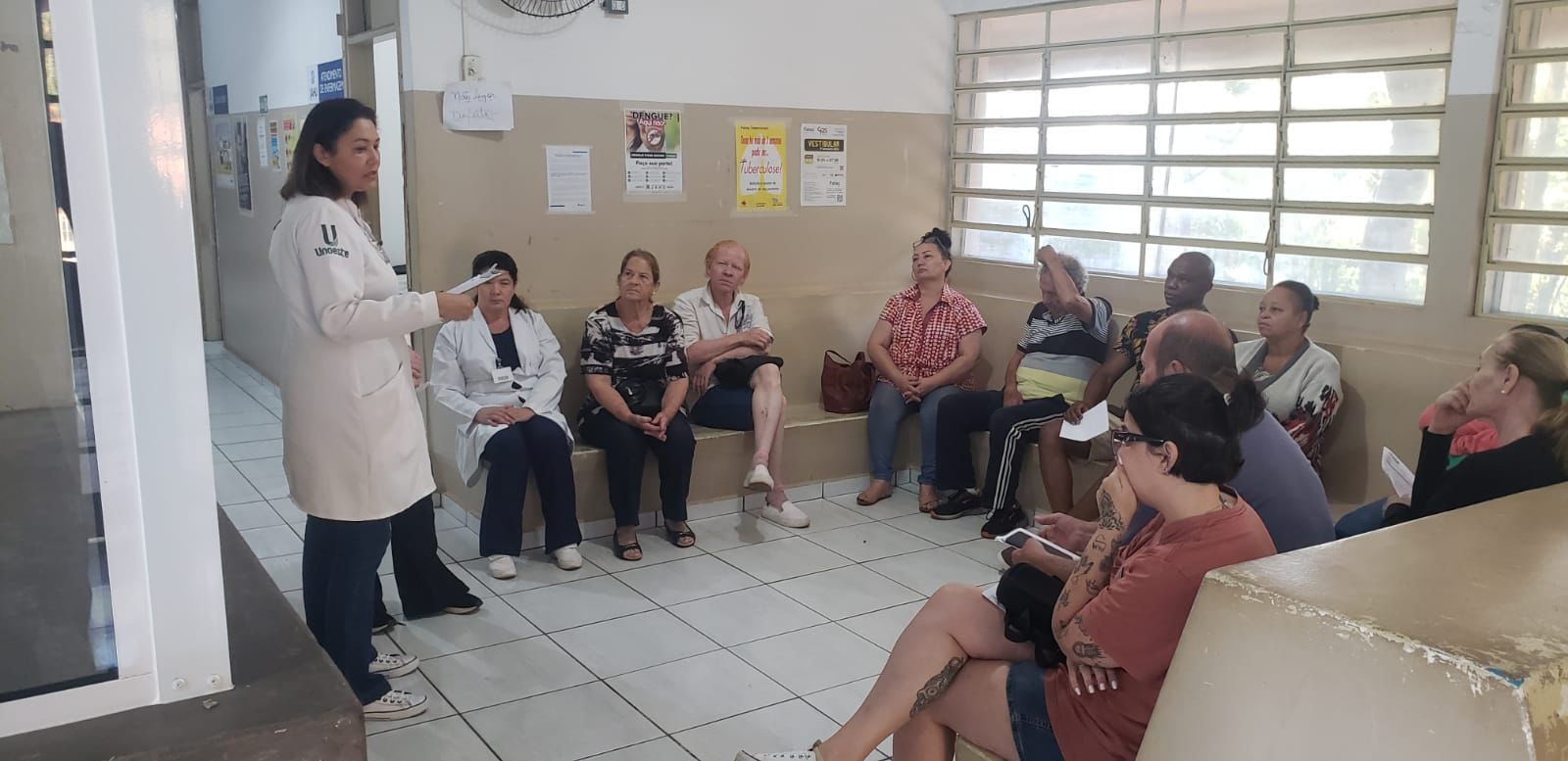 COMBATE À DENGUE - PALESTRA NA UBS SÃO BENEDITO