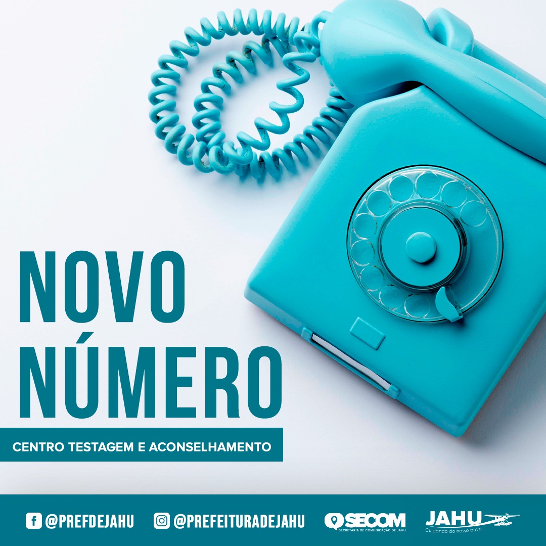 CTA - NOVO NÚMERO DE TELEFONE