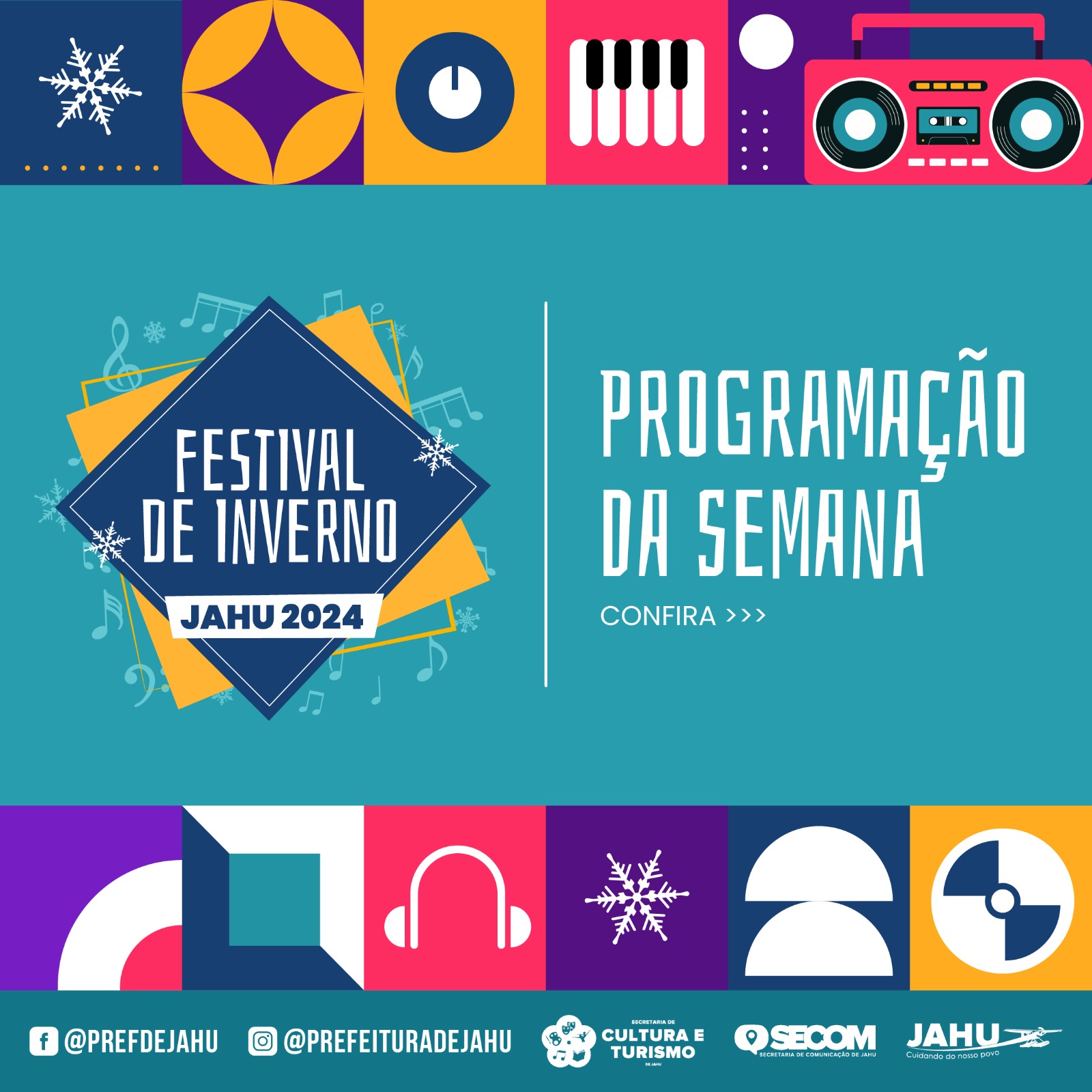 31º FESTIVAL DE INVERNO - PROGRAMAÇÃO DA SEMANA