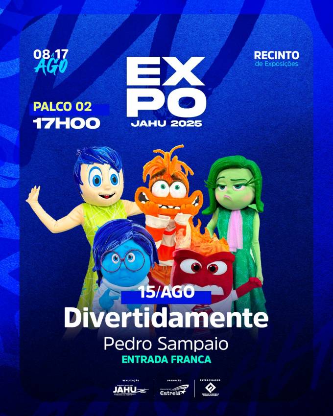 SEXTA (15) TEM DIVERSÃO PARA A CRIANÇADA NA EXPO