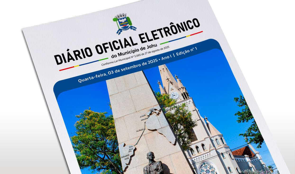 O JORNAL OFICIAL DO MUNICÍPIO AGORA É DIÁRIO!