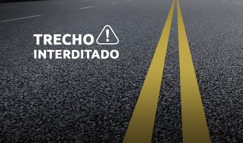 TRECHO DA AVENIDA DAS NAÇÕES É INTERDITADO PARA OBRAS