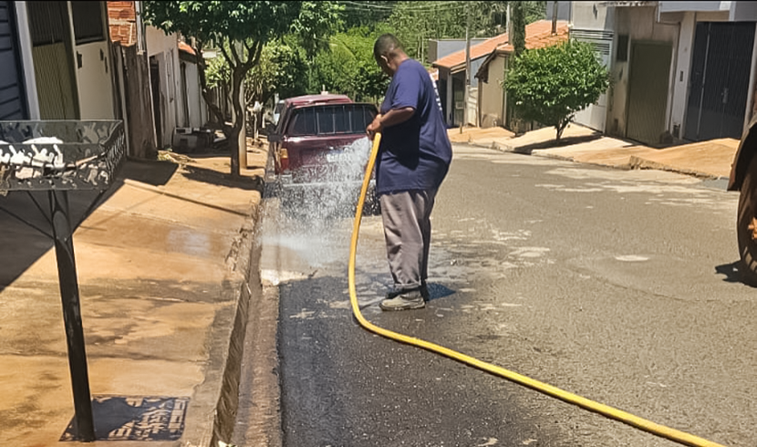 DISTRITO DE POTUNDUVA: JARDIM FREI GALVÃO RECEBE MELHORIAS