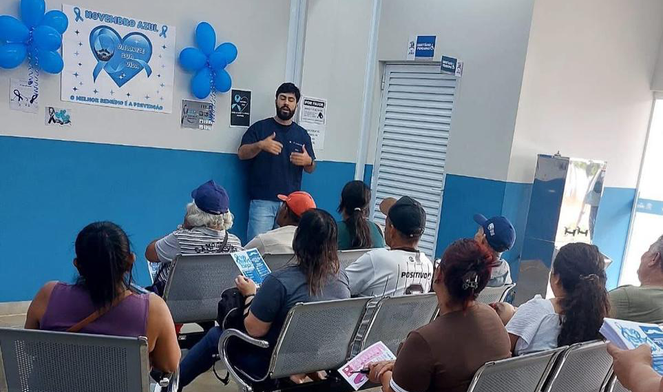 UNIDADES DE SAÚDE REFORÇAM CUIDADO E PREVENÇÃO DO CÂNCER DE PRÓSTATA E HIPERTENSÃO