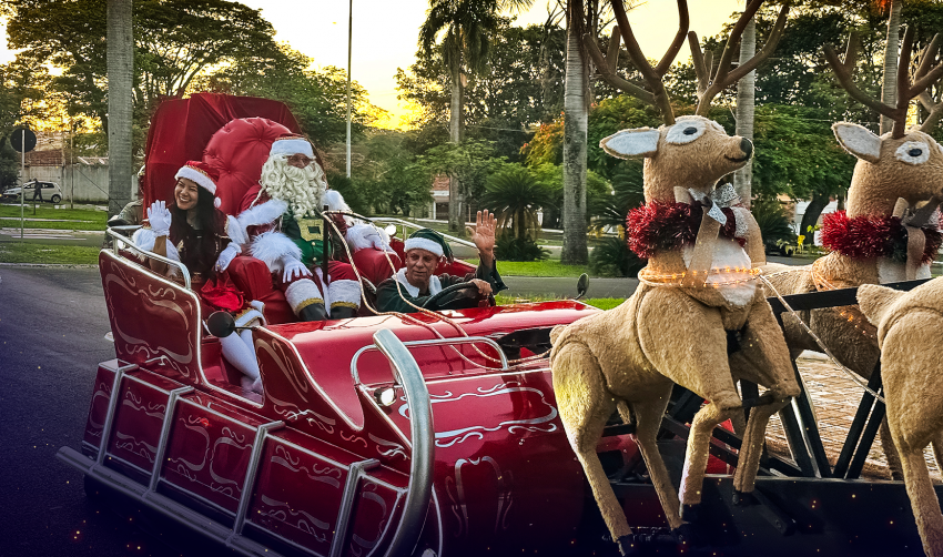  CONFIRA O TRAJETO DO TRENÓ ILUMINADO NESTA SEGUNDA-FEIRA (08)