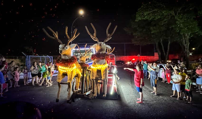 O PAPAI NOEL ESTÁ CHEGANDO EM POTUNDUVA
