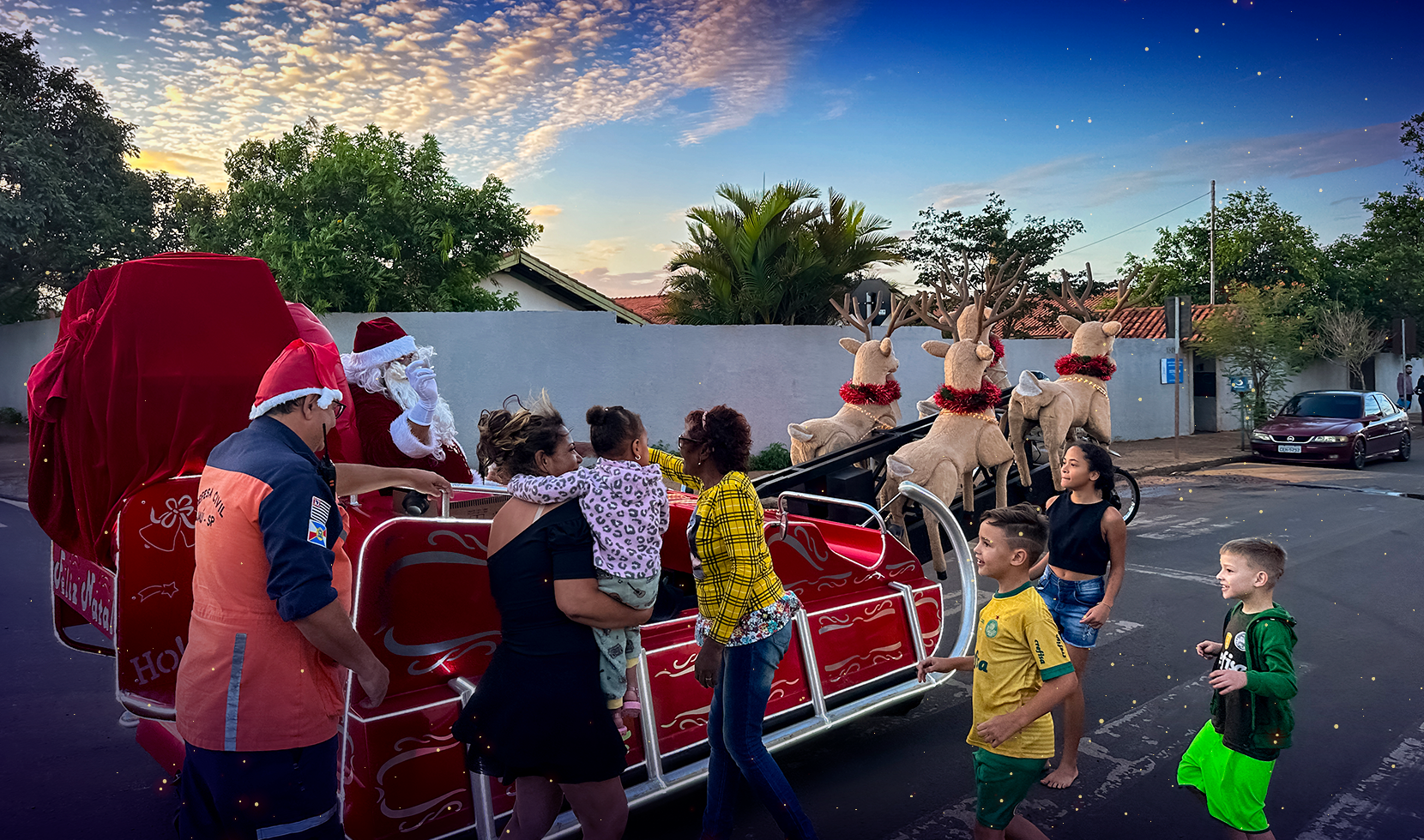 TRENÓ ILUMINADO PASSA PELOS JARDINS CILA BAUAB, FREI GALVÃO, CIDADE ALTA E PIRES I E II NESTA QUINTA-FEIRA (18)