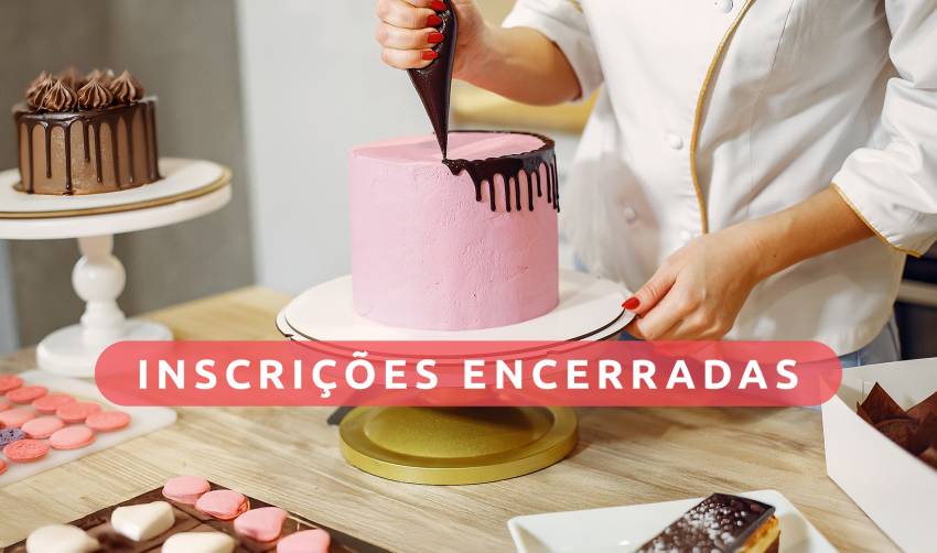CURSO DE TÉCNICAS DE CONFEITARIA ESTÁ COM INSCRIÇÕES ENCERRADAS