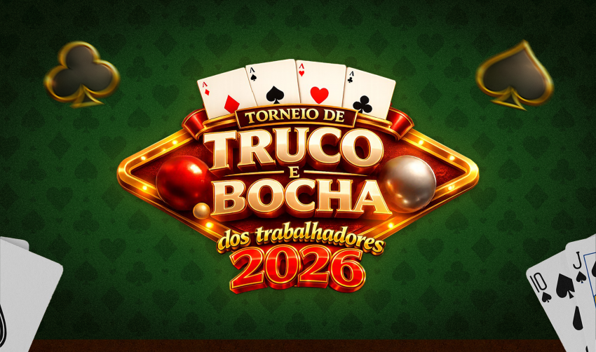ABERTAS AS INSCRIÇÕES PARA OS TORNEIOS DE TRUCO E BOCHA DO 'DIA DOS TRABALHADORES'