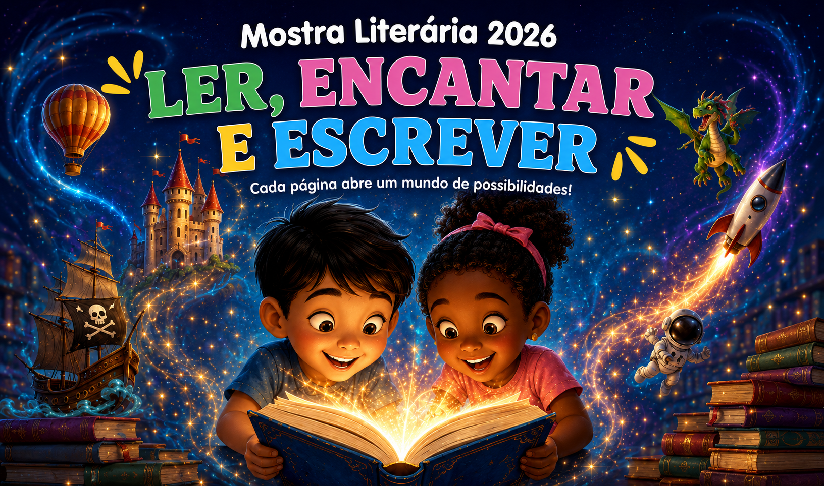 MOSTRA LITERÁRIA ACONTECE NESTE SÁBADO (16) NAS ESCOLAS MUNICIPAIS
