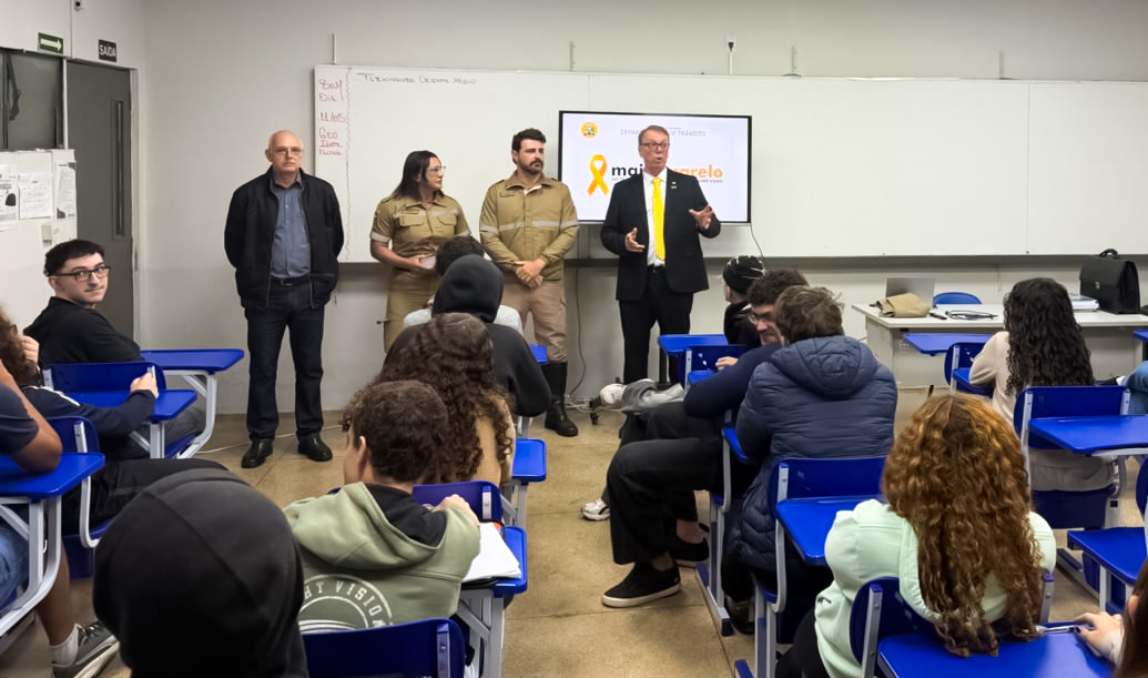 MAIO AMARELO: CONSCIENTIZAÇÃO CHEGA AO COLÉGIO PREVE