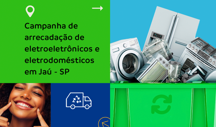 ABREE PROMOVE CAMPANHA DE ARRECADAÇÃO DE ELETROELETRÔNICOS E ELETRODOMÉSTICOS EM JAHU COM AÇÕES EDUCATIVAS 