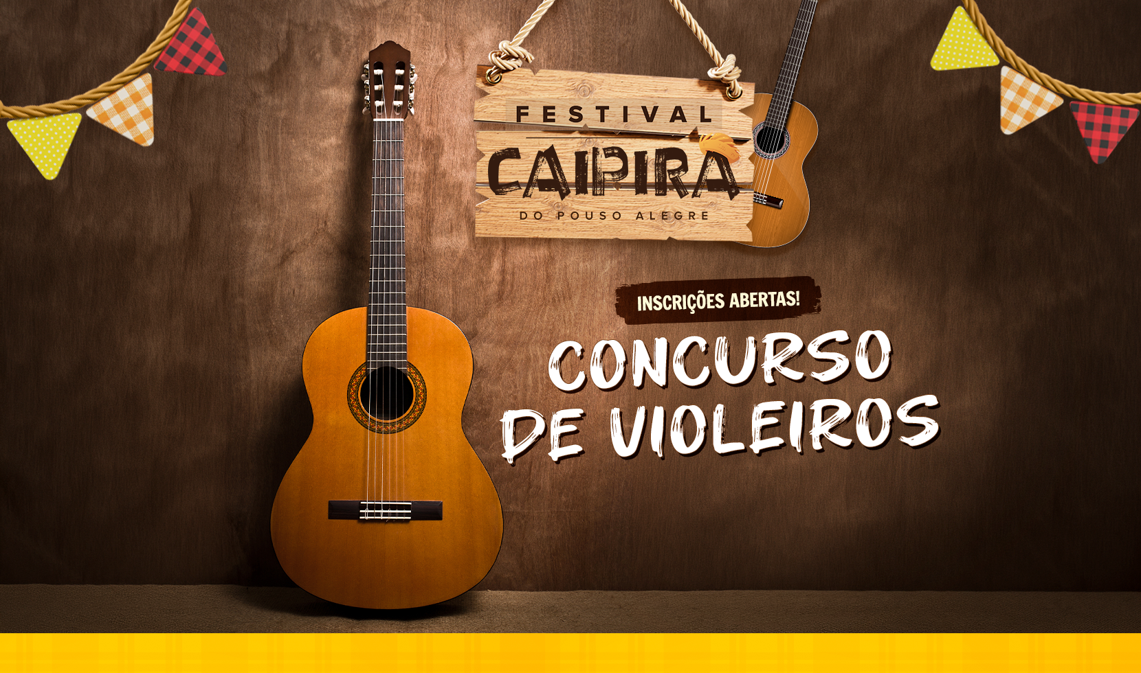 CONCURSO DE VIOLEIROS NO FESTIVAL CAIPIRA: INSCRIÇÕES ABERTAS