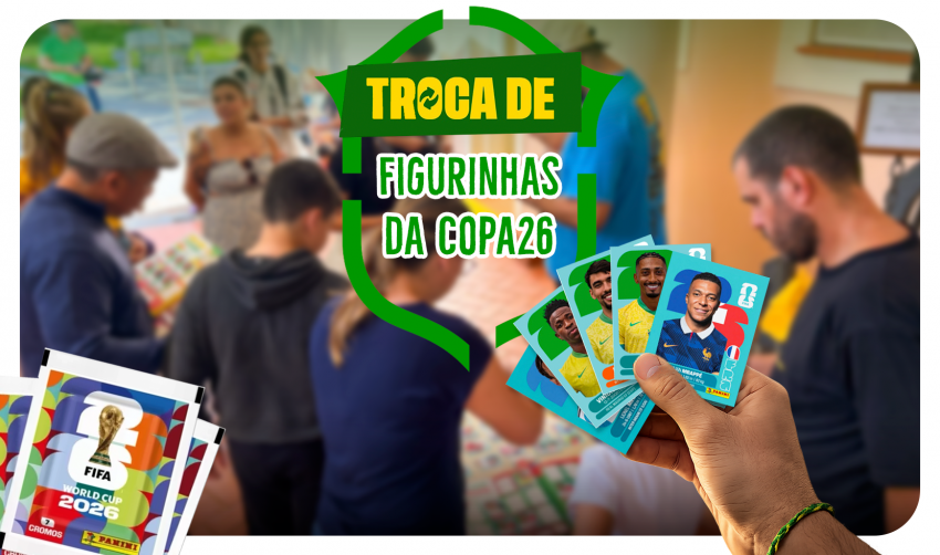 DOMINGO É DIA DE TROCAR FIGURINHAS NO MUSEU MUNICIPAL!