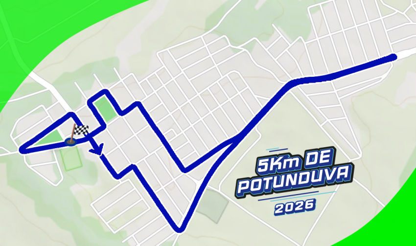 CONFIRA O PERCURSO DA 'CORRIDA DE ANIVERSÁRIO DE POTUNDUVA'
