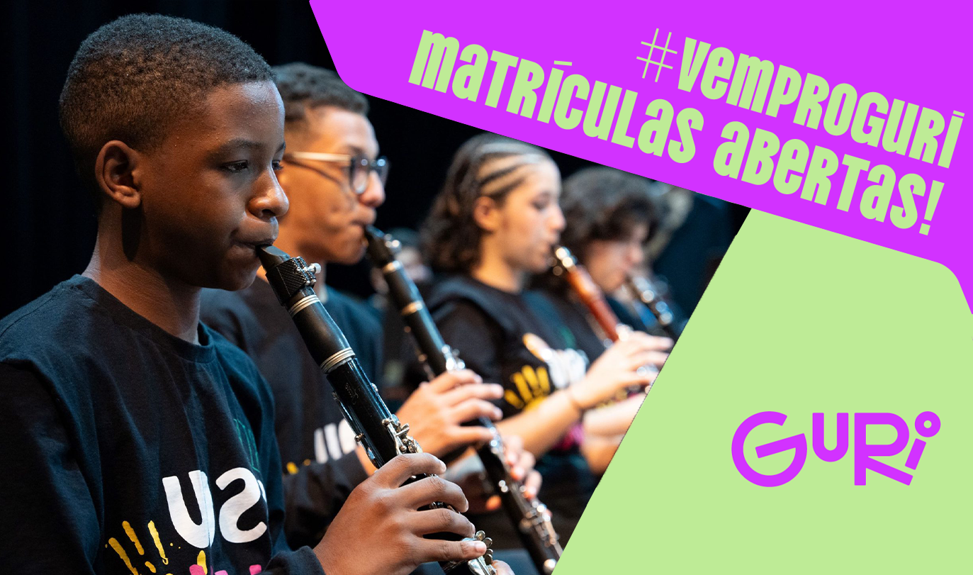 MÚSICA, APRENDIZADO E TALENTO: GURI ABRE 138 VAGAS EM JAHU
