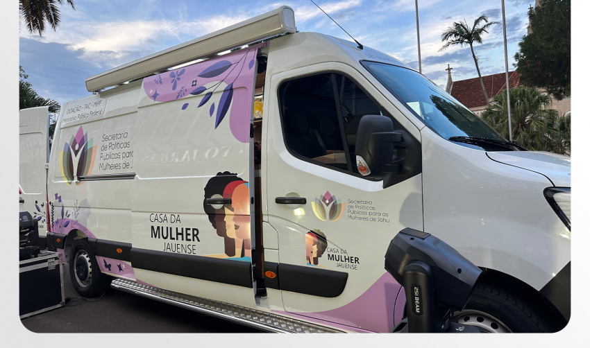 AGOSTO LILÁS: UNIDADE MÓVEL “LEI MARIA DA PENHA ITINERANTE” JUNTO À COMUNIDADE