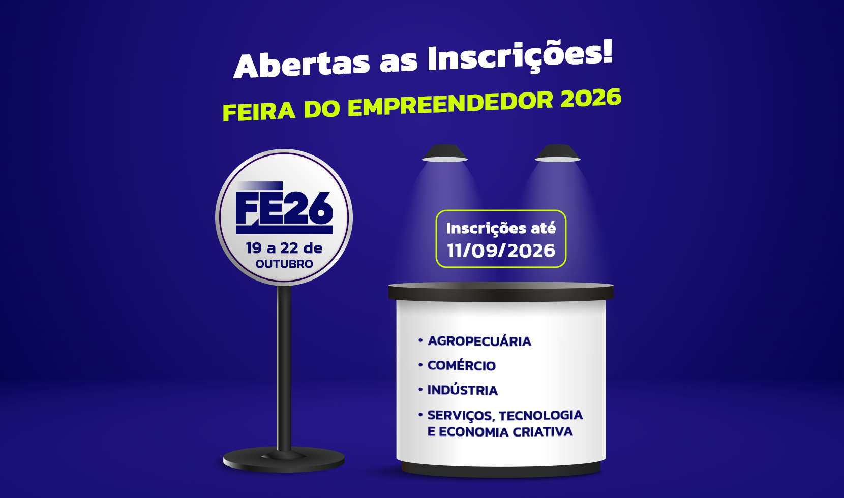 JAHU ABRE CHAMAMENTO PARA EMPRESAS PARTICIPAREM DA FEIRA DO EMPREENDEDOR 2026